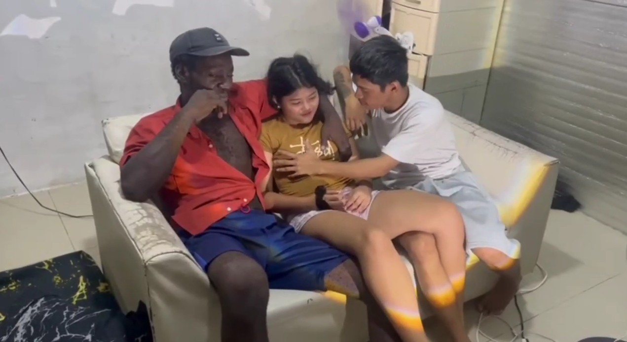 3some with negro part 1